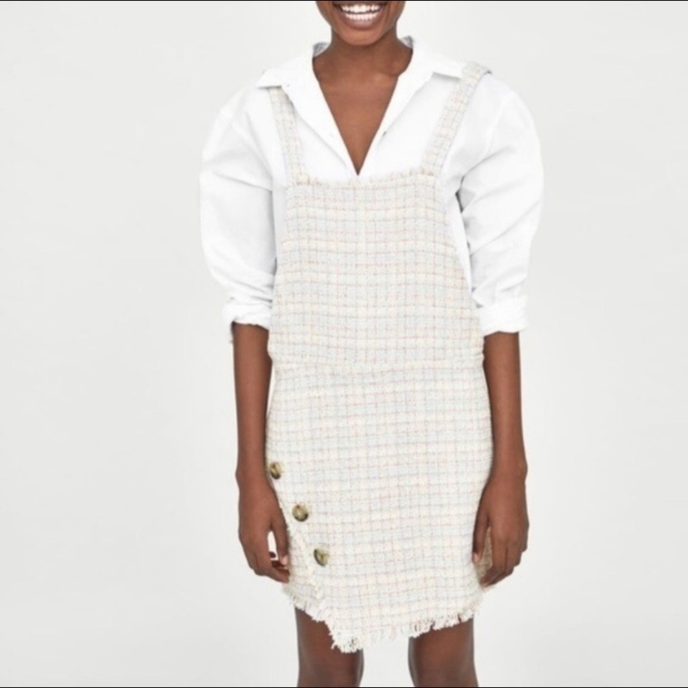 Zara tweed skirt overall